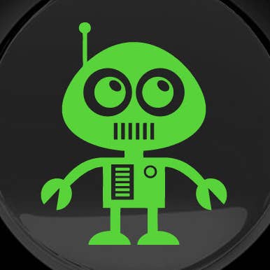 Autocollant de voiture Adorable Robot Fuel Cap pour la vente par WinsterCreations™