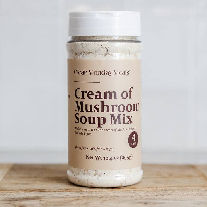 Cream of Mushroom Soup Mix for wholesale by Clean Monday Meals