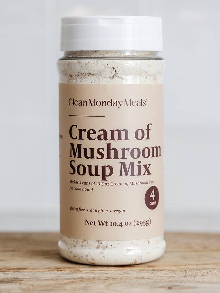 Mélange pour soupe à la crème de champignons pour la vente par Clean Monday Meals