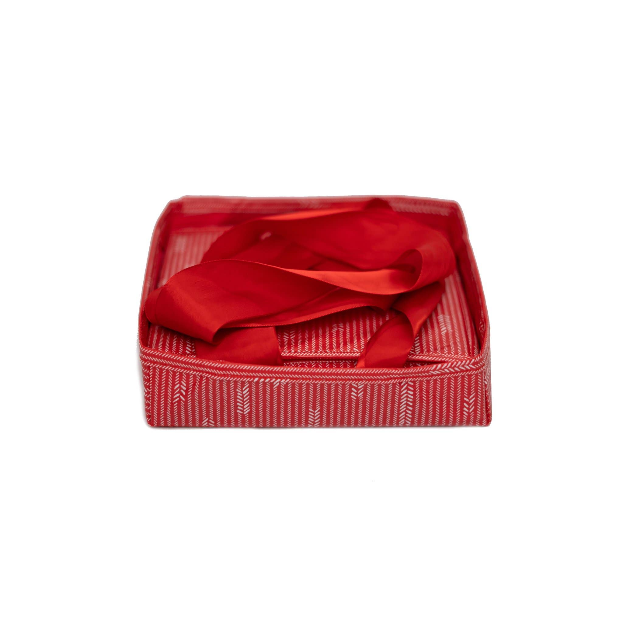 EverWrap - Wholesale Gift Box - 8" Collapsible Reusable Gift Box With Satin Ribbon Attached3