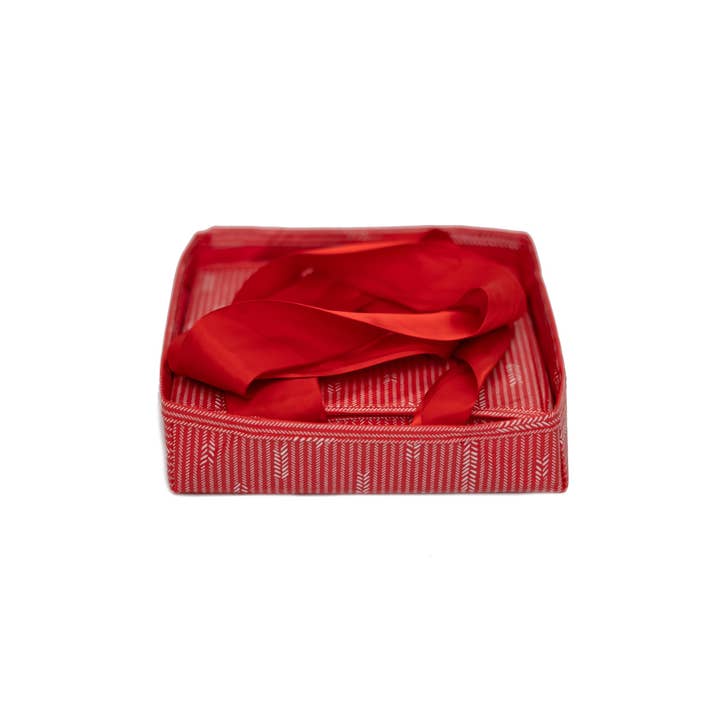 EverWrap - Wholesale Gift Box - 8" Collapsible Reusable Gift Box With Satin Ribbon Attached3