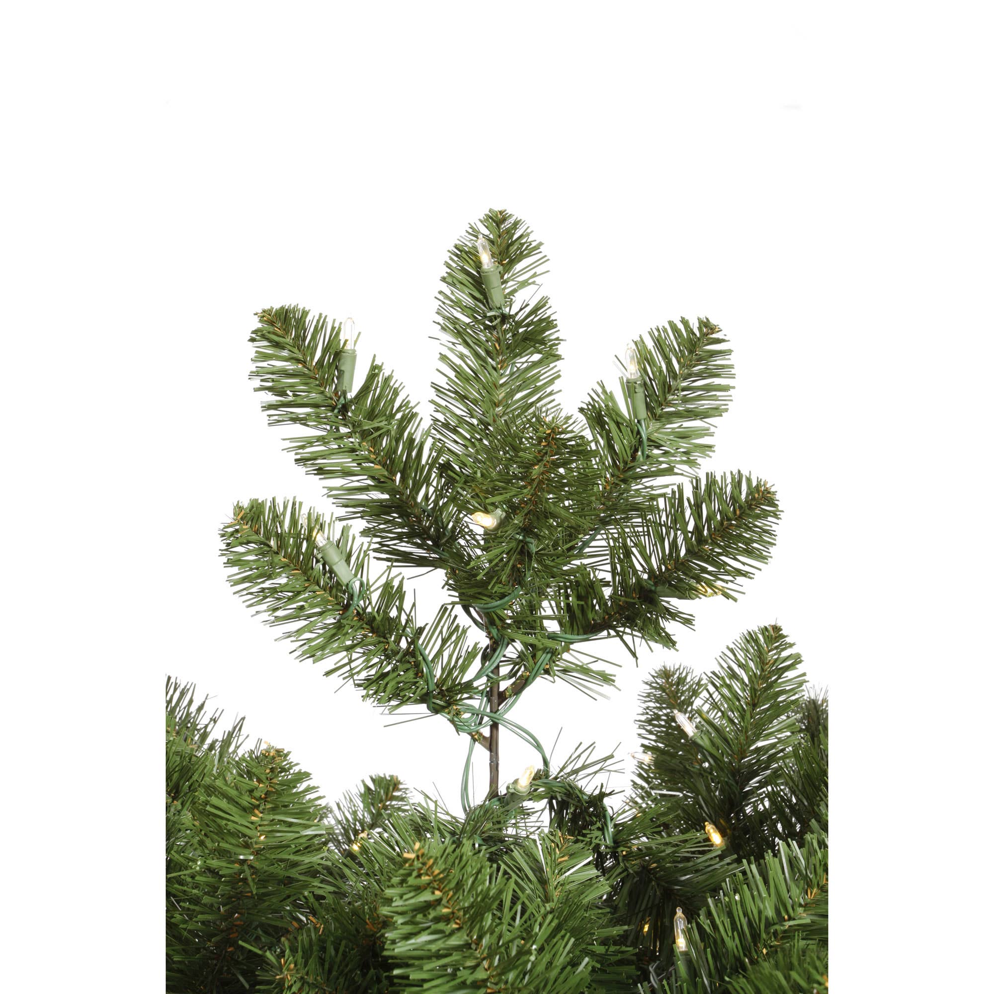 Green Vickerman 9' x 24" Grand Teton Artificial Garland, Unlit for wholesale on Faire1