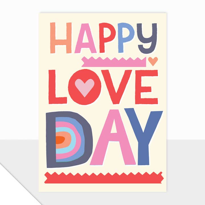 Noted - Happy Love Day for wholesale by Laura Darrington Design Ltd