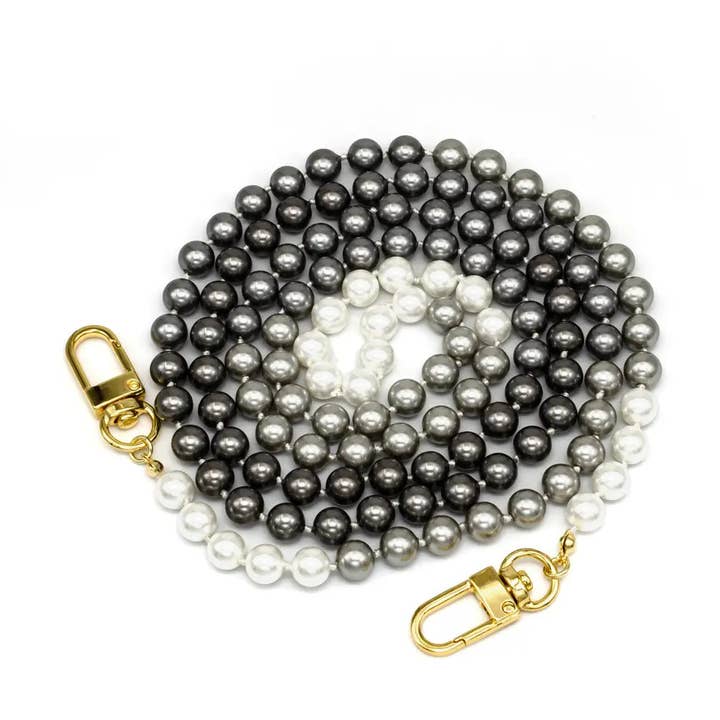 Graue, weiße Telefon-Schulterkette PH-SJ0348 für den Großhandel von Simply Jewels