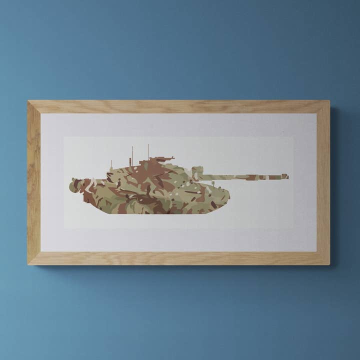 Challenger 2 MTP Drucken für den Großhandel von Gillian Jones Designs