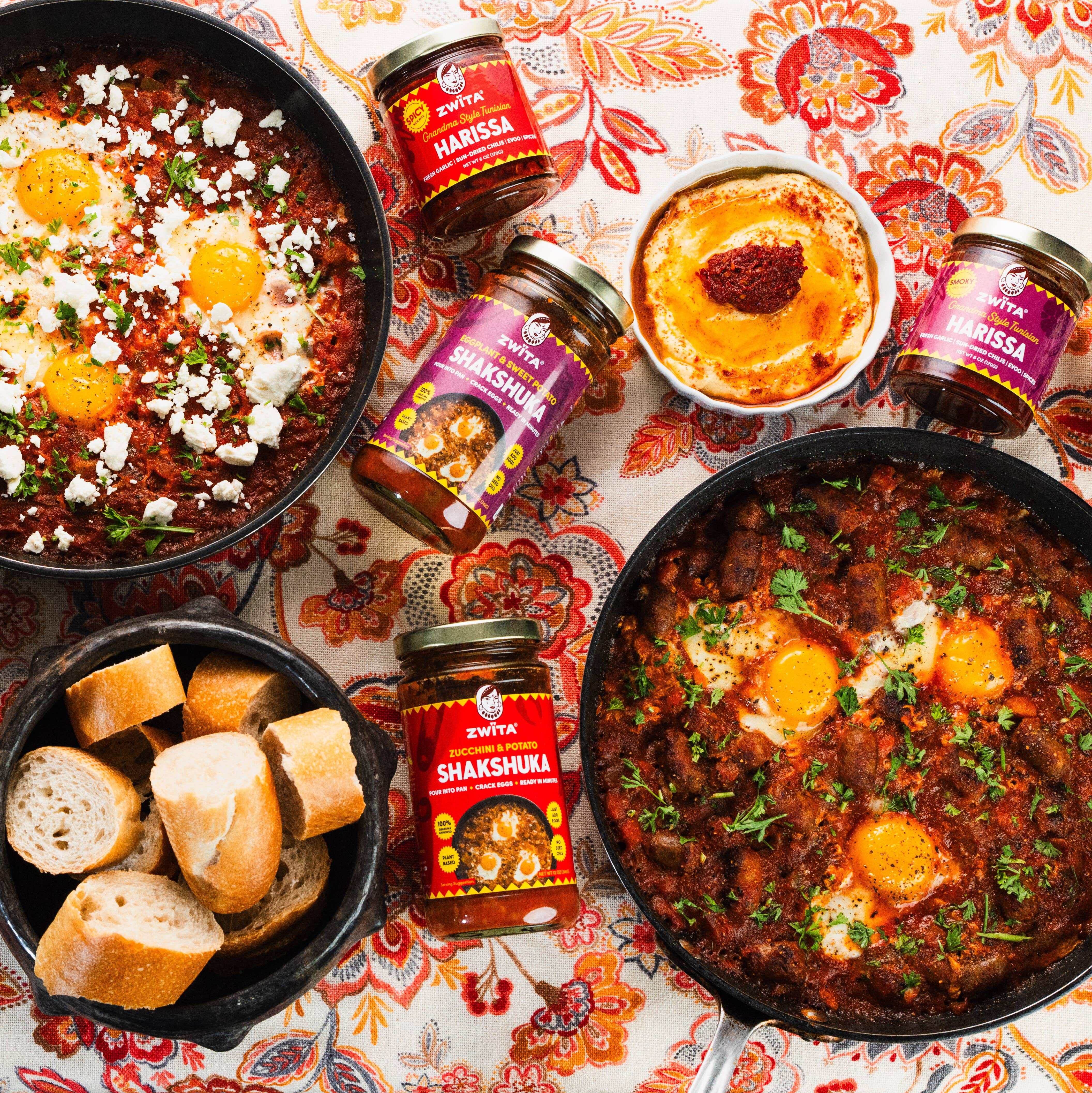 Zwïta - Wholesale Shelf Stable Prepared Meal - Eggplant & Sweet Potato Shakshuka1