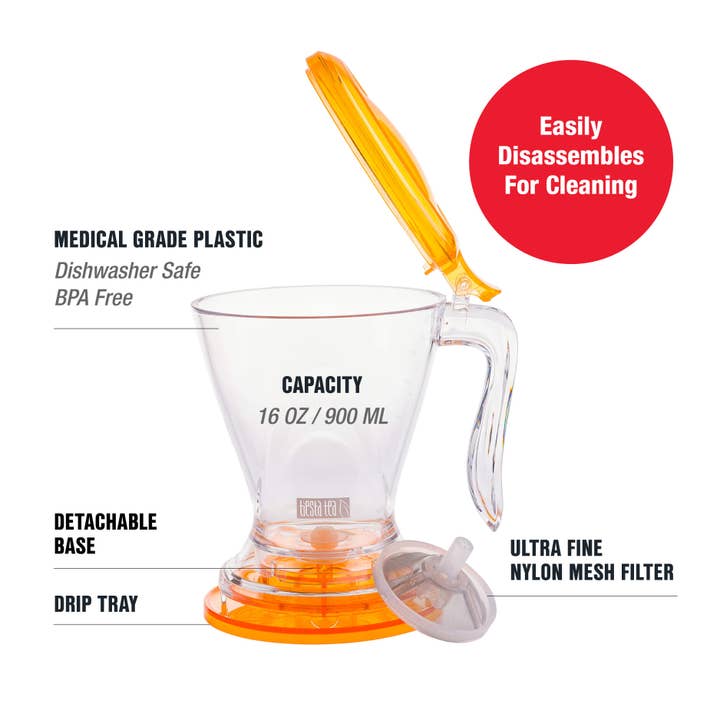 Tiesta Tea Company (loose leaf teas & accessories) - Wholesale Tea Strainer/Infuser - Brewmaster - Loose Leaf Tea Infuser (6 Pack)6