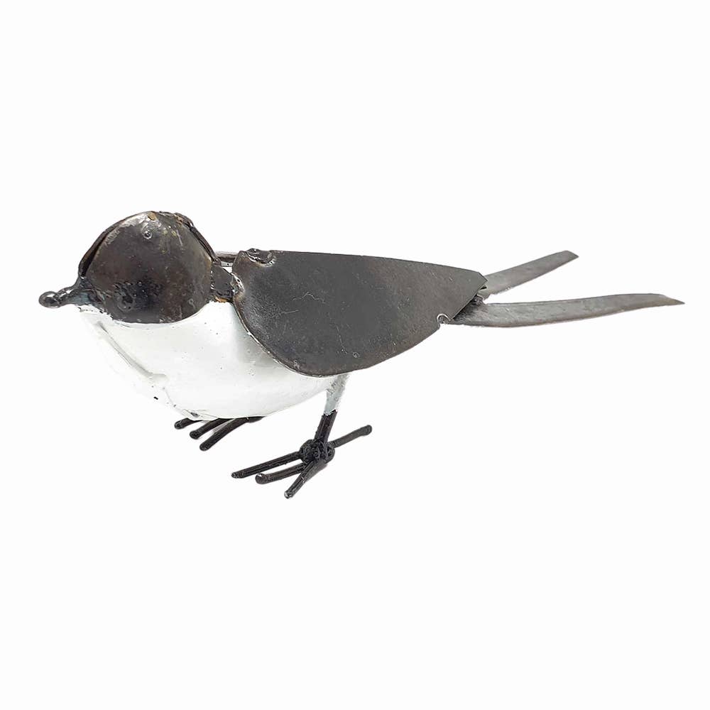 VIE - Wholesale Sculpture - Small Recycled Metal Bird Sculpture24