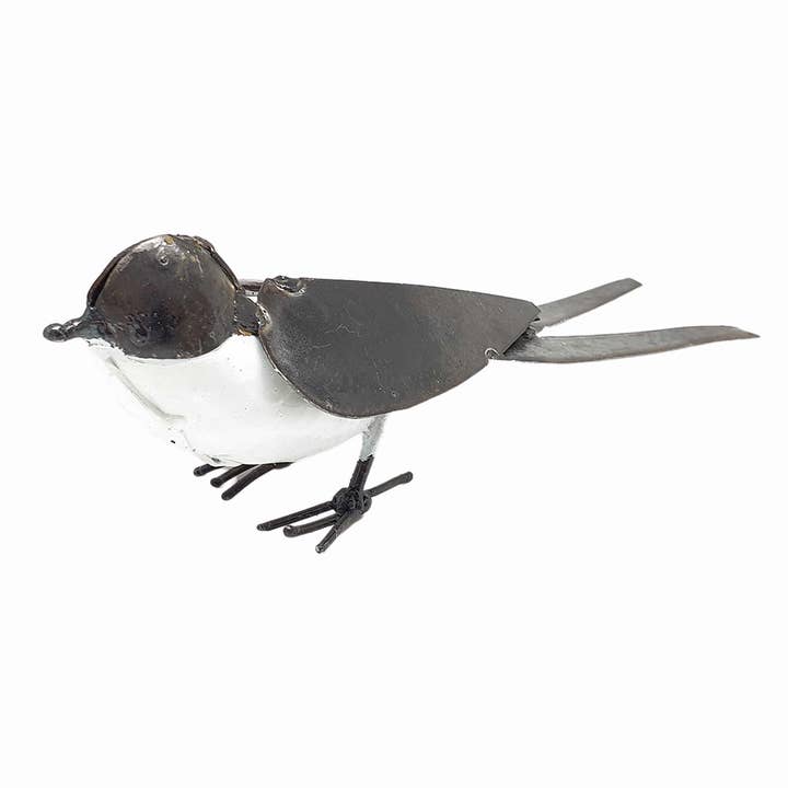 VIE - Wholesale Sculpture - Small Recycled Metal Bird Sculpture24