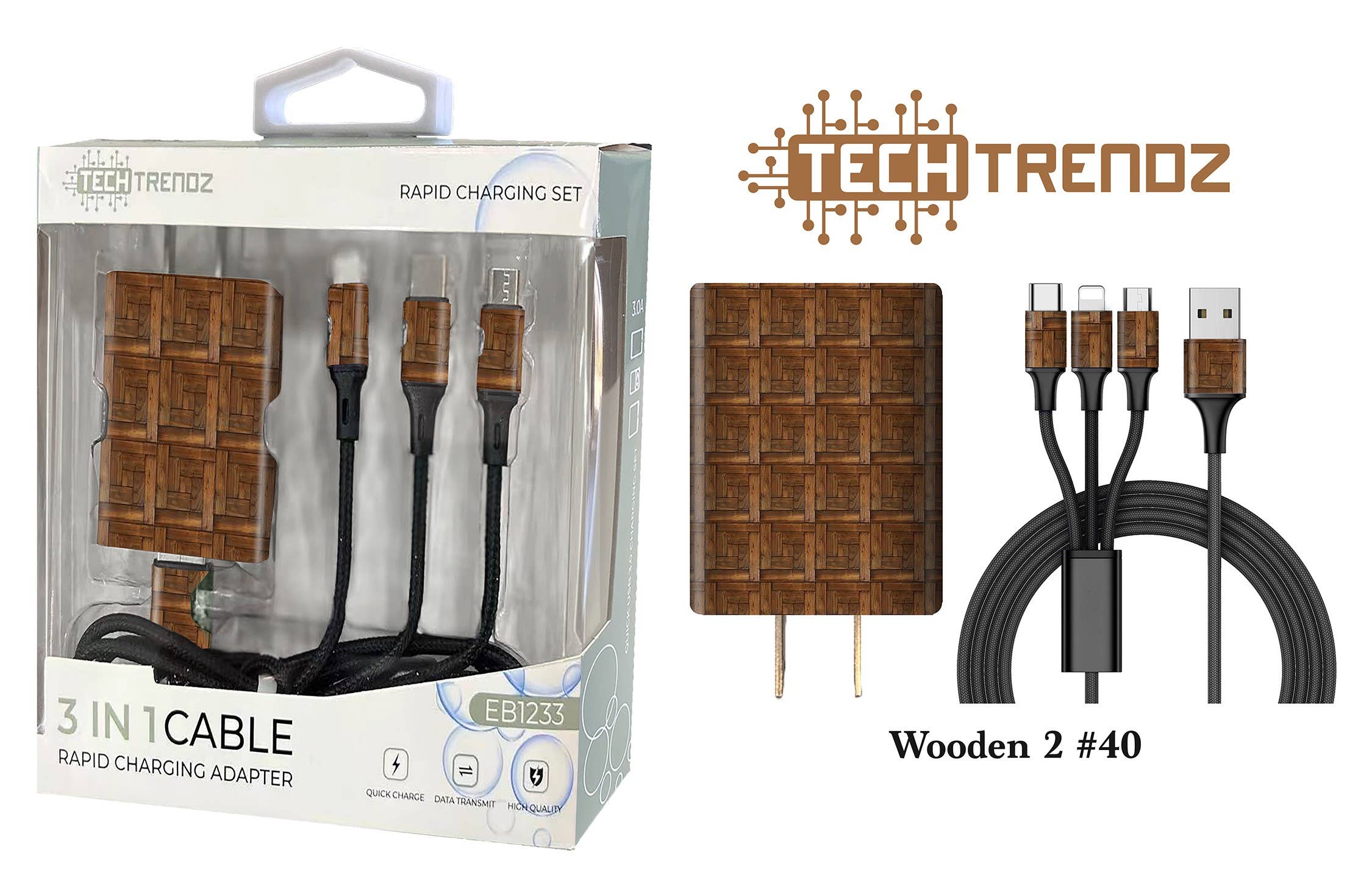 Tech Trendz – wholesale Charging cable – Quick Charging All In One Set27