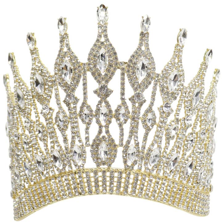 TAPA fashion - Wholesale Tiara - Women's - Crystal Tiara Crown HT0956 (1PC)13