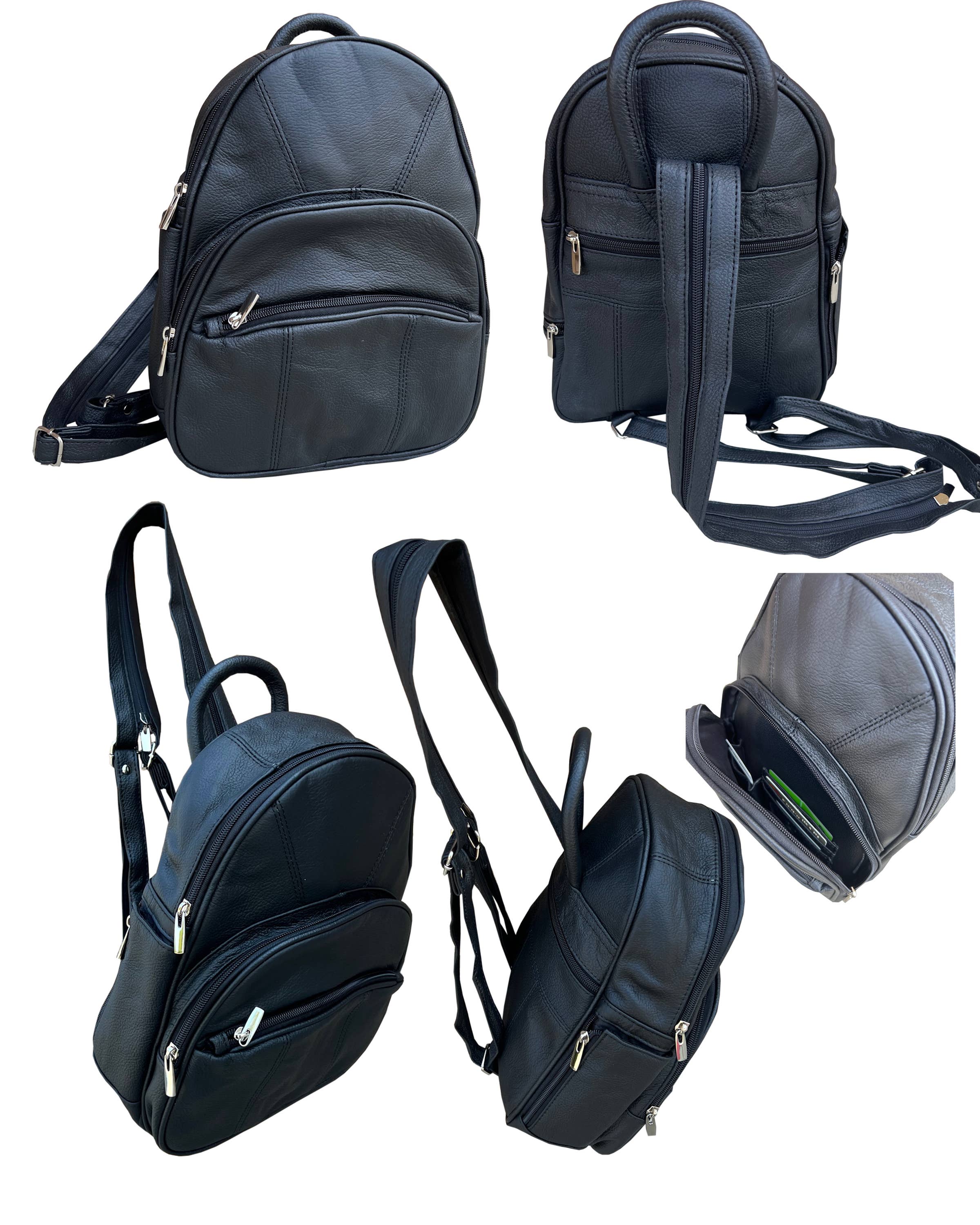 Roma Leathers, Inc. - Vente Sac à dos – femme - Sac à dos en cuir de vachette 3303A6