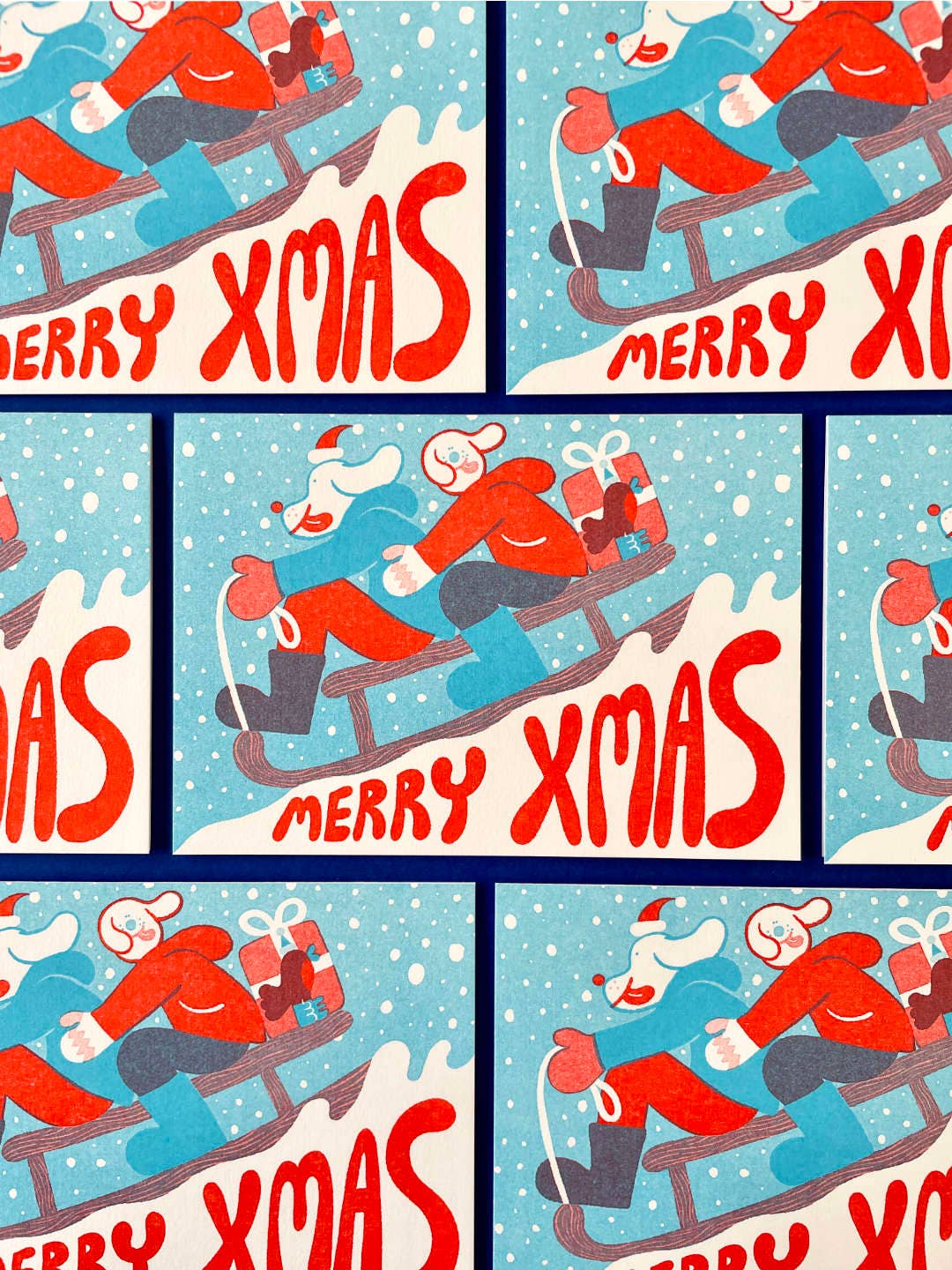 YUK FUN – wholesale Christmas card – YUK FUN Christmas Card - Merry Xmas Sledgers3