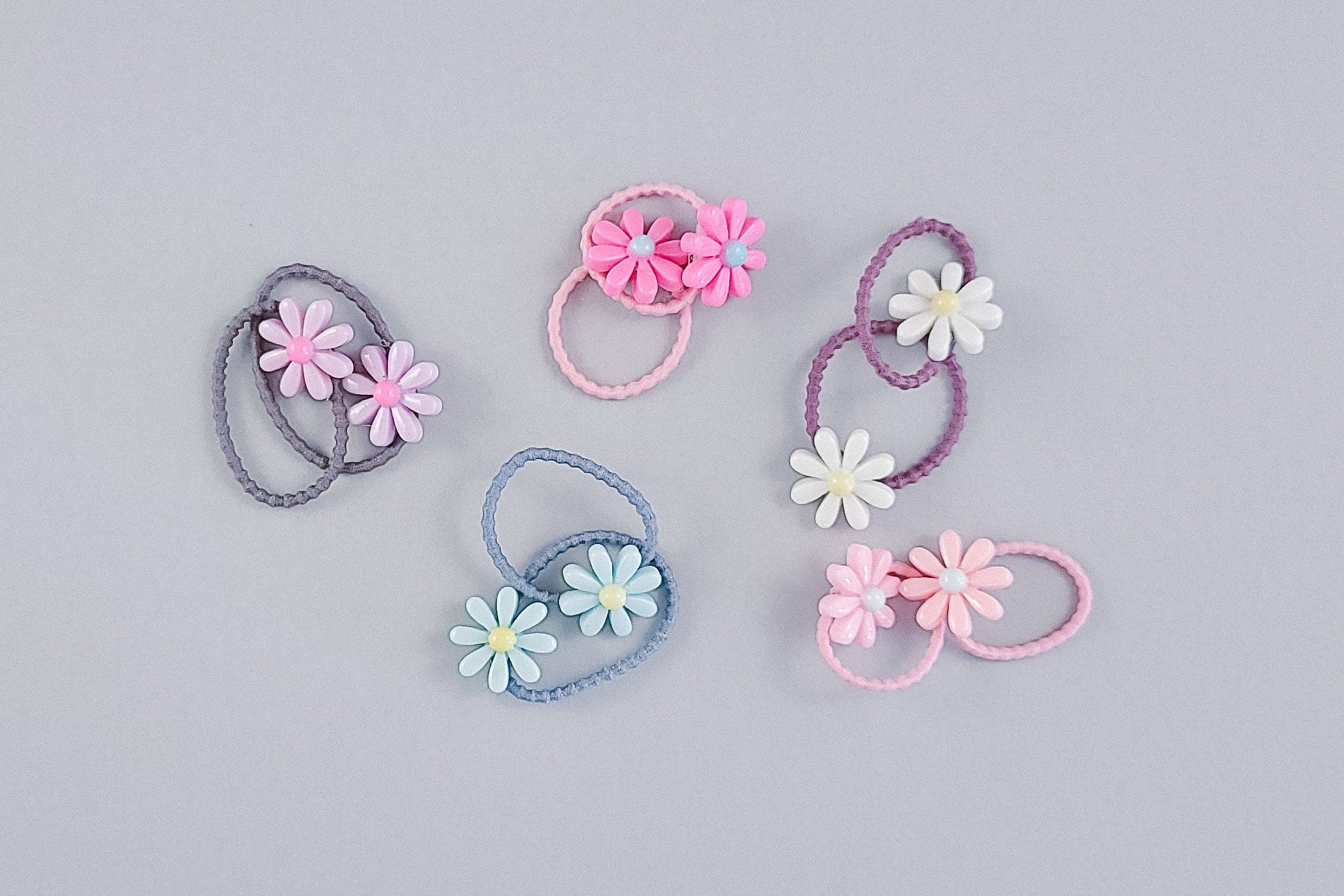 Love, Steffie Kay - Wholesale Hair Tie - 2 Pack Hair Ties | Daisies3