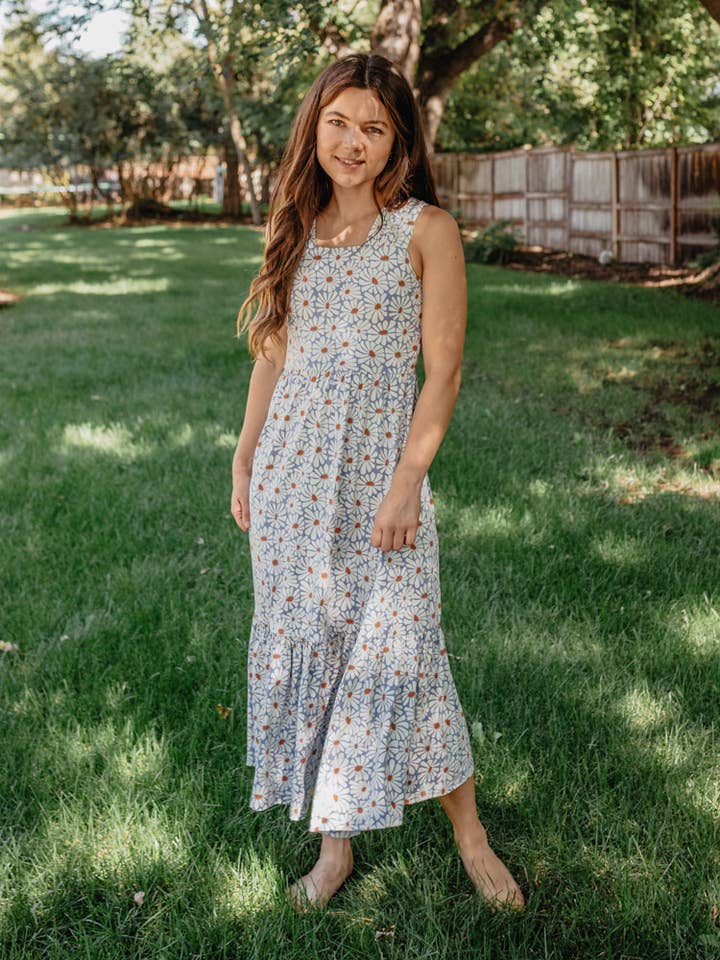 Opal Dress Matisse Periwinkle for wholesale by Mata Traders