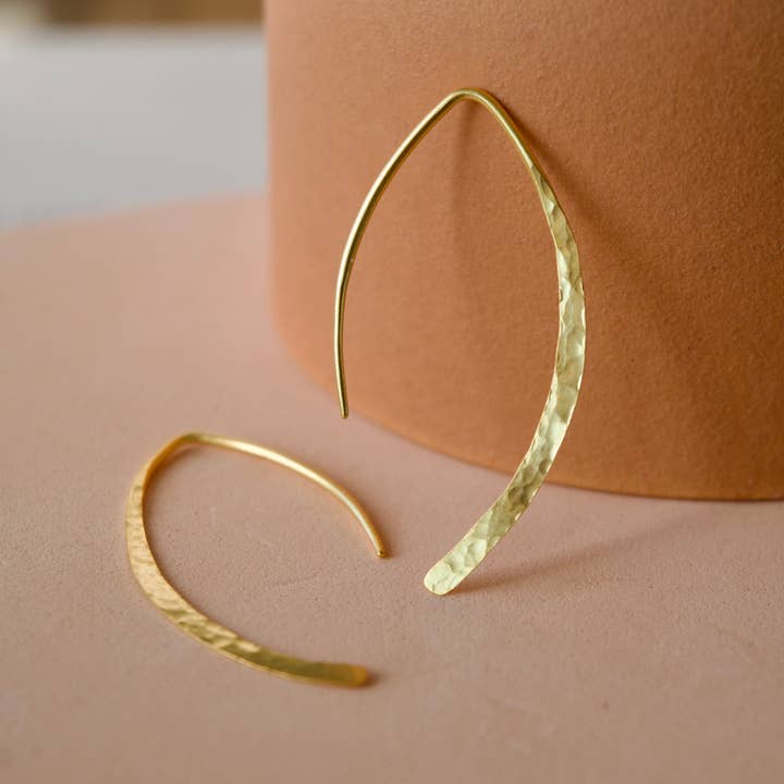 Justine Brooks Design - Wholesale Dangle Earrings - The New Essential Yellow Gold Earrings