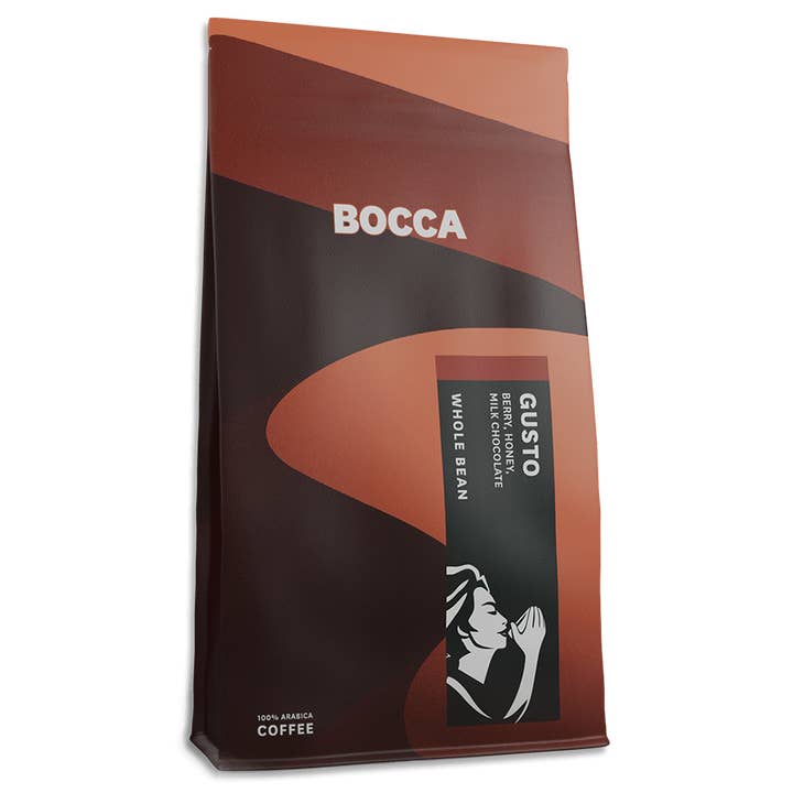 Gusto (organic) - 100% freshly roasted Arabica Coffee for wholesale by Bocca Coffee