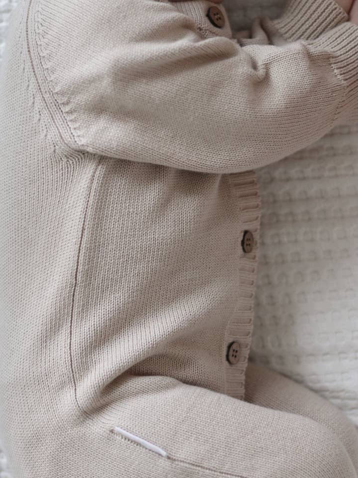 Brave Little Lamb the Label - Wholesale Jumpsuit - Baby - Luxe Knitted Romper1