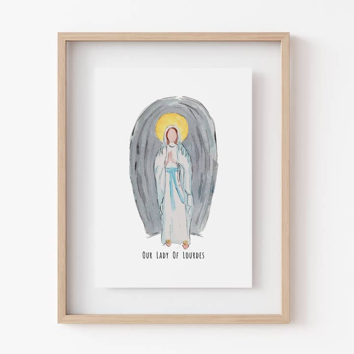 Marian Minis - Our Lady of Lourdes for wholesale by 12th and Blossom