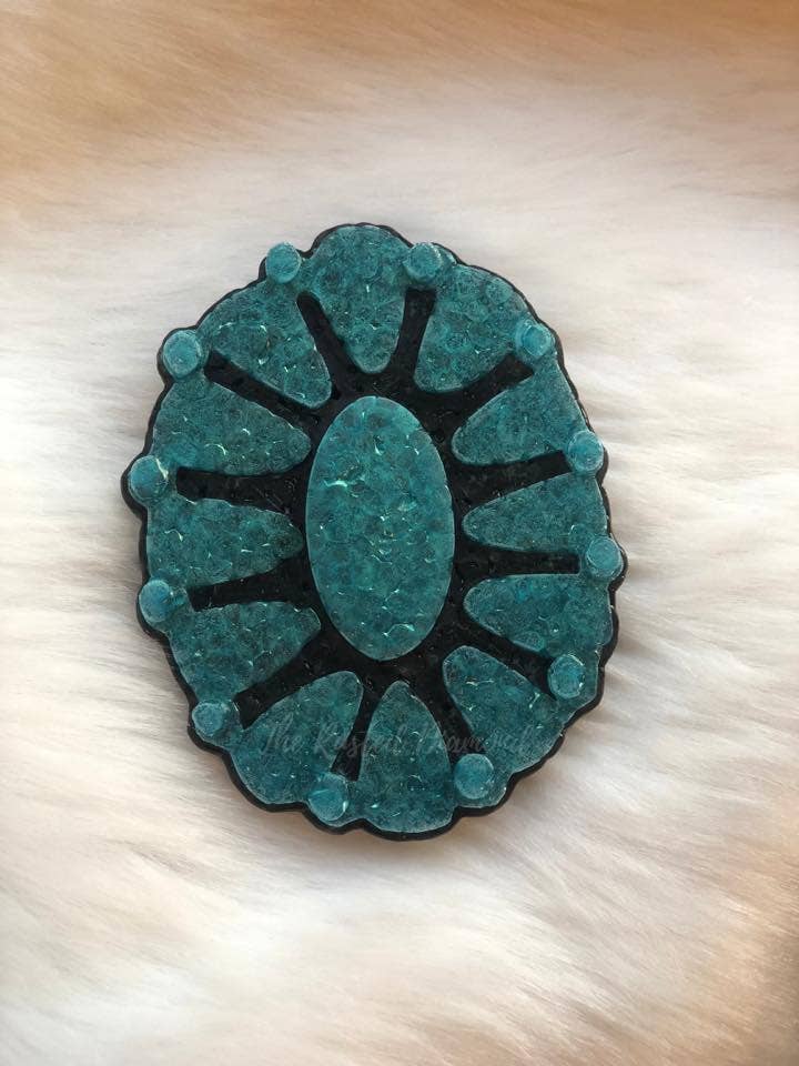 Turquoise Cluster Freshie for wholesale by The Rusted Diamond