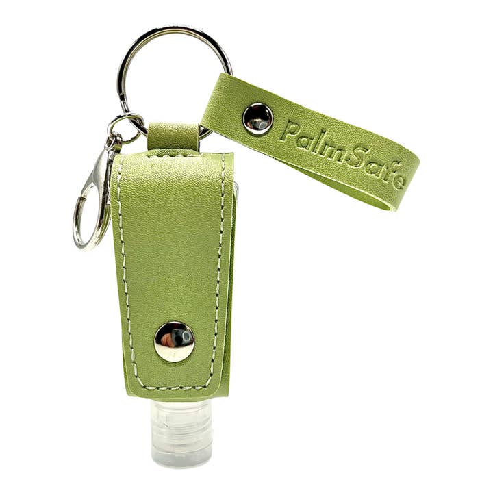 Palm Safe – wholesale Hand sanitiser – Keychain Leather Cased Refillable Hand Sanitiser Bottle9