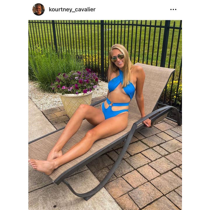 Gabriela Pires – Großhandel Badeanzug – Damen – Camille Kostek - Sport illustrierter Badeanzug4