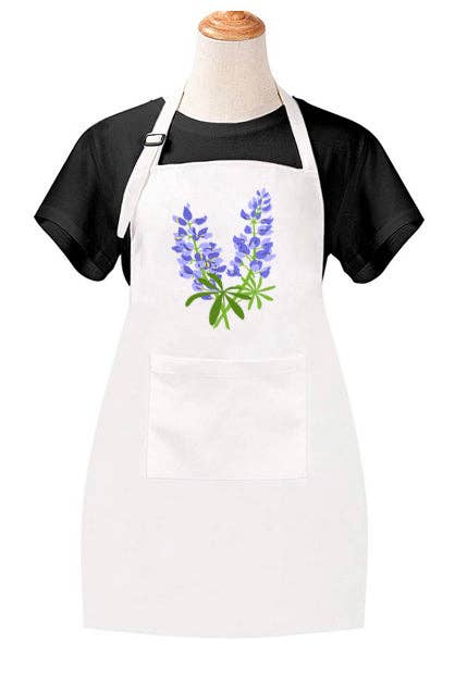 M Design Studio Gifts - Wholesale Apron - Bluebonnet Apron1