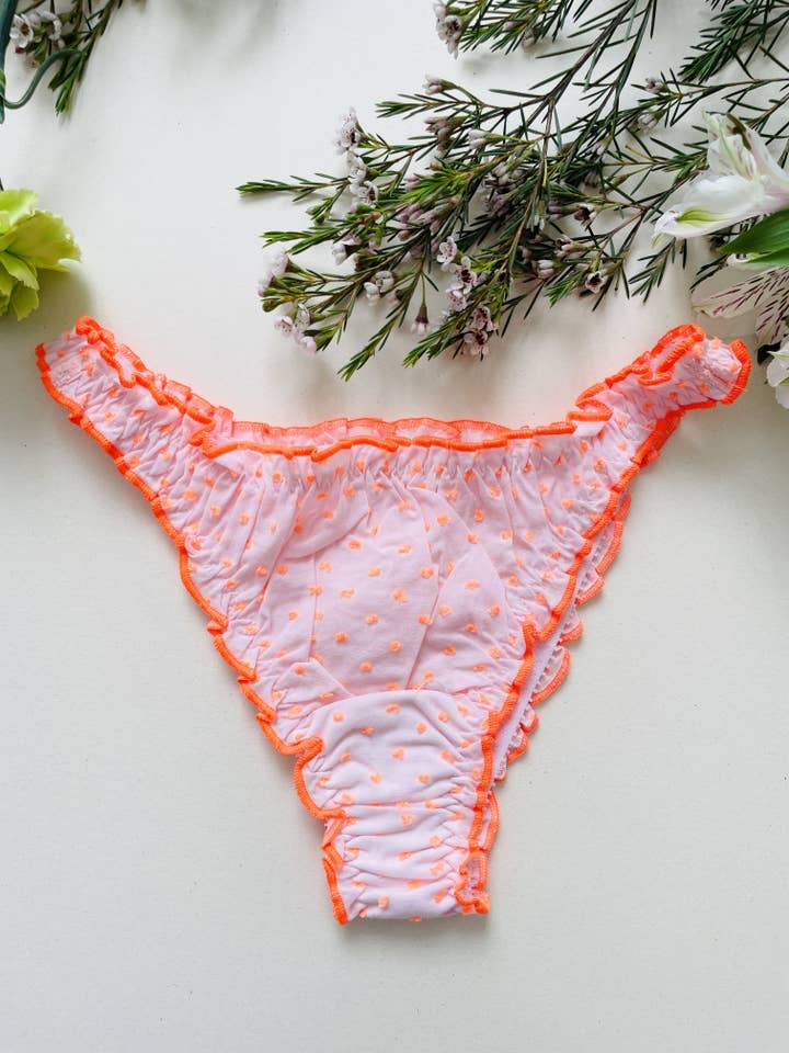 BAUMWOLL-TANGA "BONBON" für den Großhandel von CHOCHOTTE