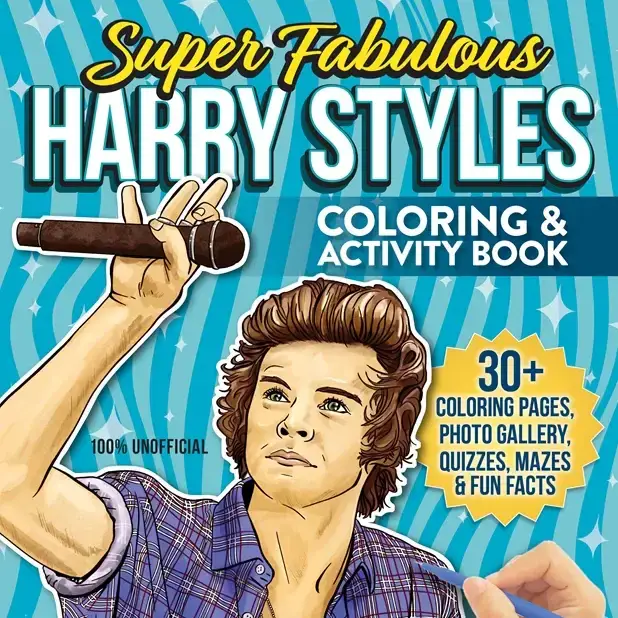 Wellspring - Wholesale Colouring and activity book – kids and baby - Coloring Book - Harry Styles  (10 copies w/ Display) 1