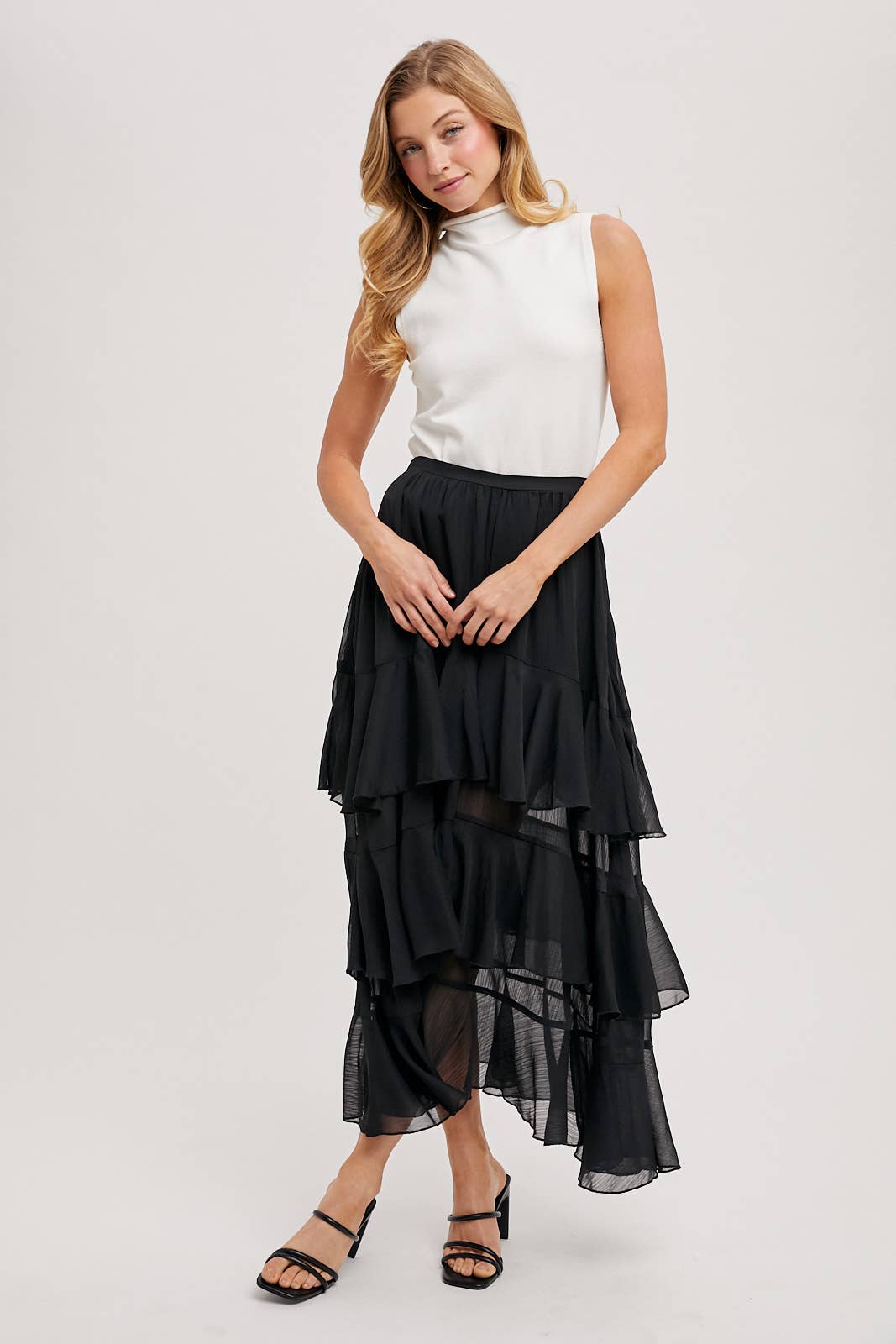 Bluivy - Wholesale Knit Top - Women's - MOCK NECK SLEEVELESS KNIT TOP20