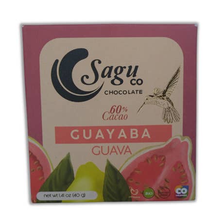 Dark Chocolate 70% Cacao With Guava for wholesale by SAGU CO CHOCOLATE