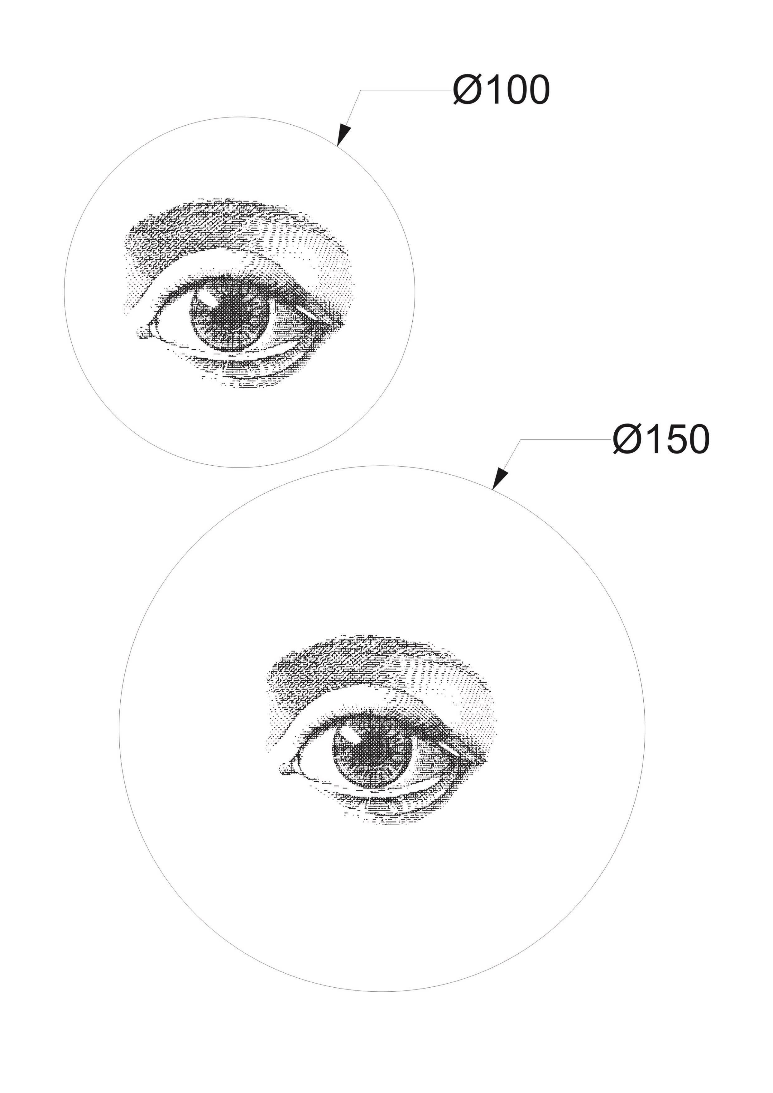 neo – Großhandel Wandkunst-Set – EYE Wandornament aus Keramik17