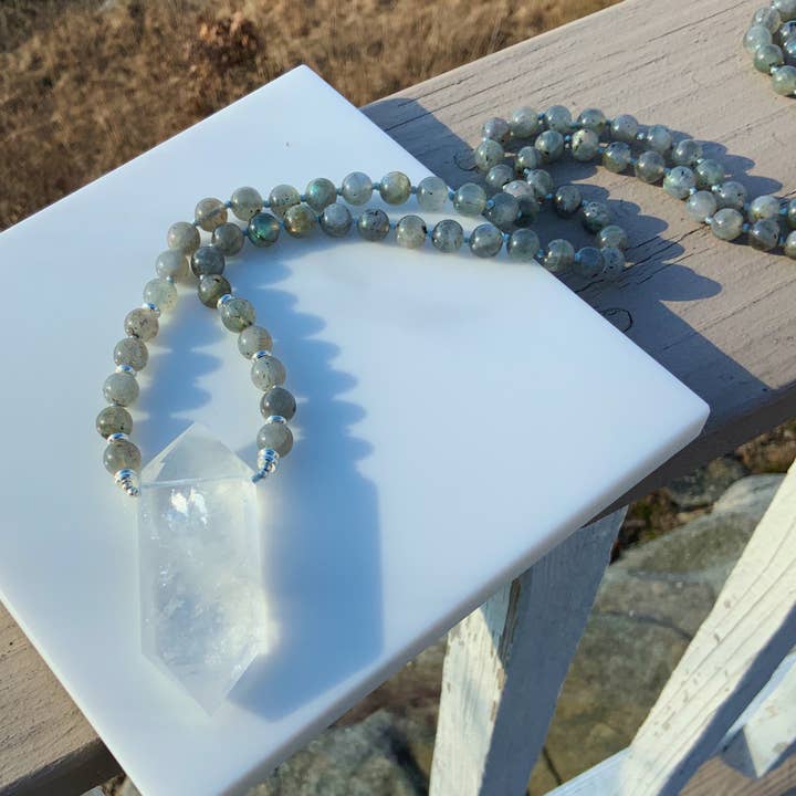 Peace Love Bling – Colar com missangas/pérolas por atacado – Colar Power Crystal15