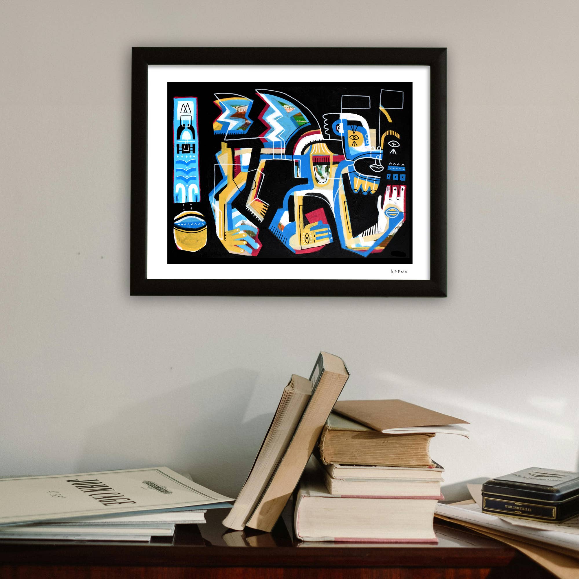 Keemo Gallery - Wholesale Art Print - Abstract Art Print Animal Modern Unique Wall Decor Colorful1
