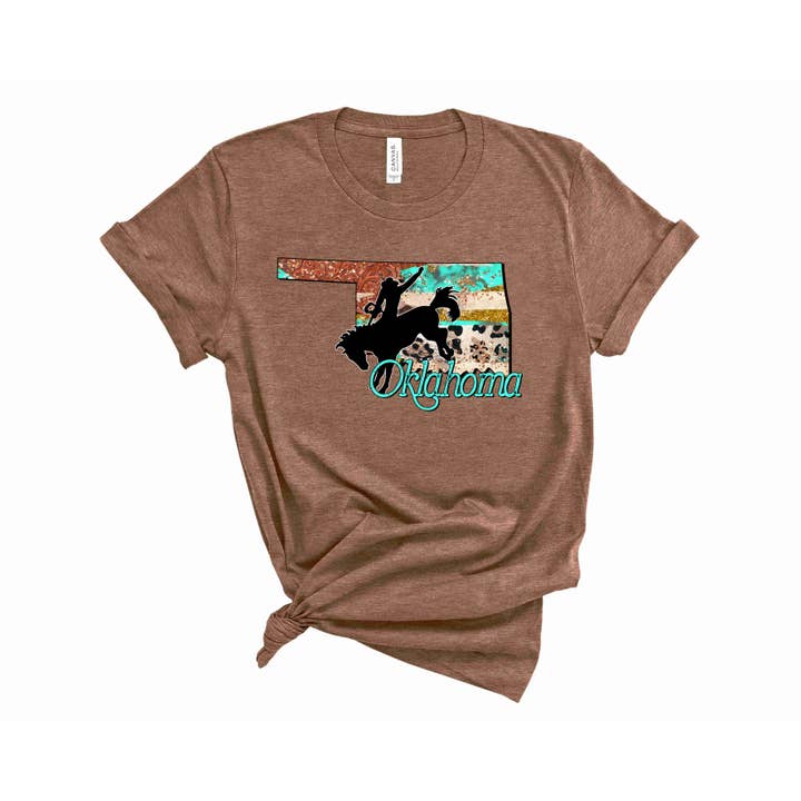 Oklahoma Bronco - Graphic tee for wholesale by Jasie Blanks