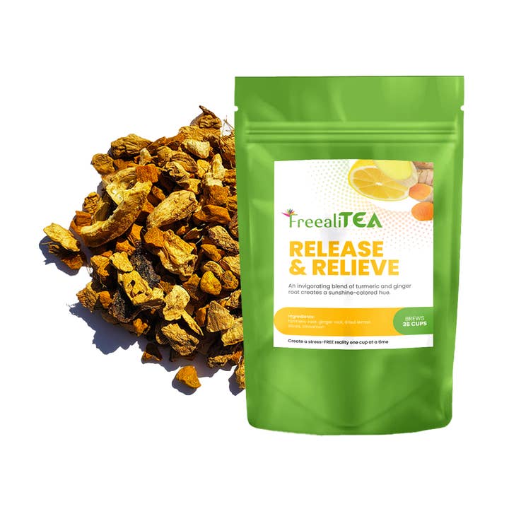 Release & Relieve Turmeric Tea for wholesale by FREEALITEA