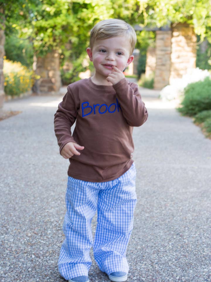 Langærmet T-shirt - BRUN for engroshandel hos Love That Cotton