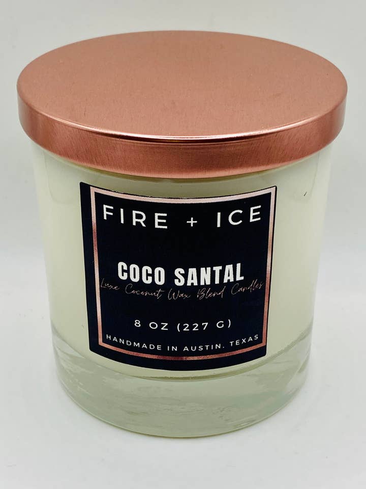 Coco Santal for wholesale by Fire + Ice Candle Co.
