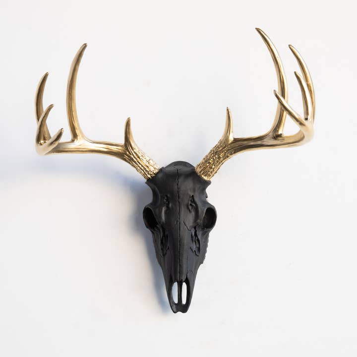 Near and Deer - Wholesale Wall Accent - Faux Mini Buck Skull Wall Mount14
