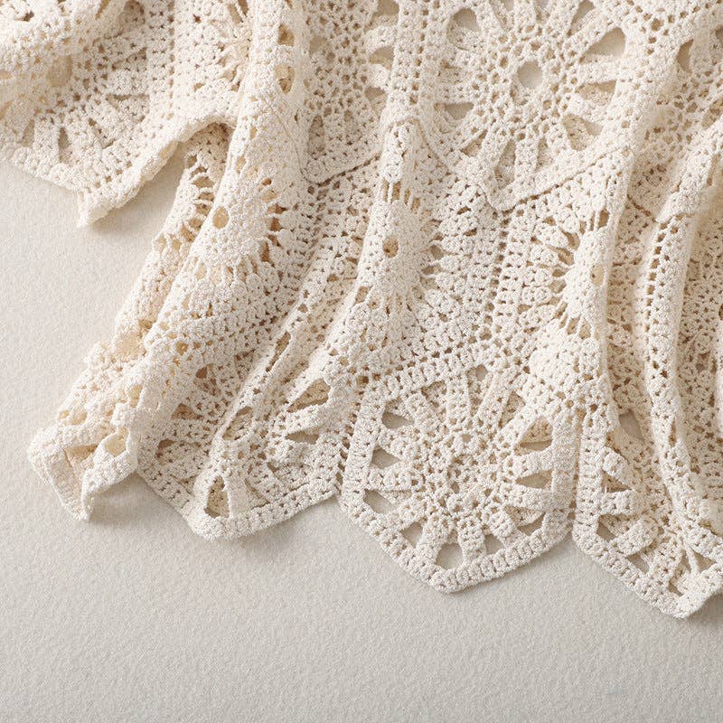 Funkyrel® Atzbranding Limited - Wholesale Cardigan - Women's - Crosa - Crochet Hollow Out Cardigan for Women9