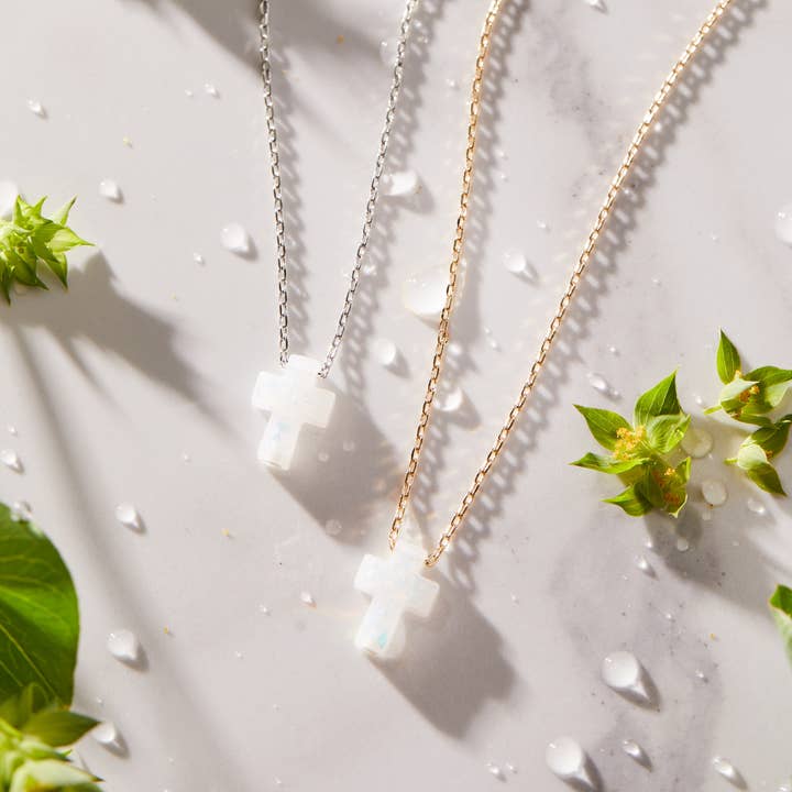 HOLY WATER CROSS NECKLACE for wholesale by Holy Water Bracelet