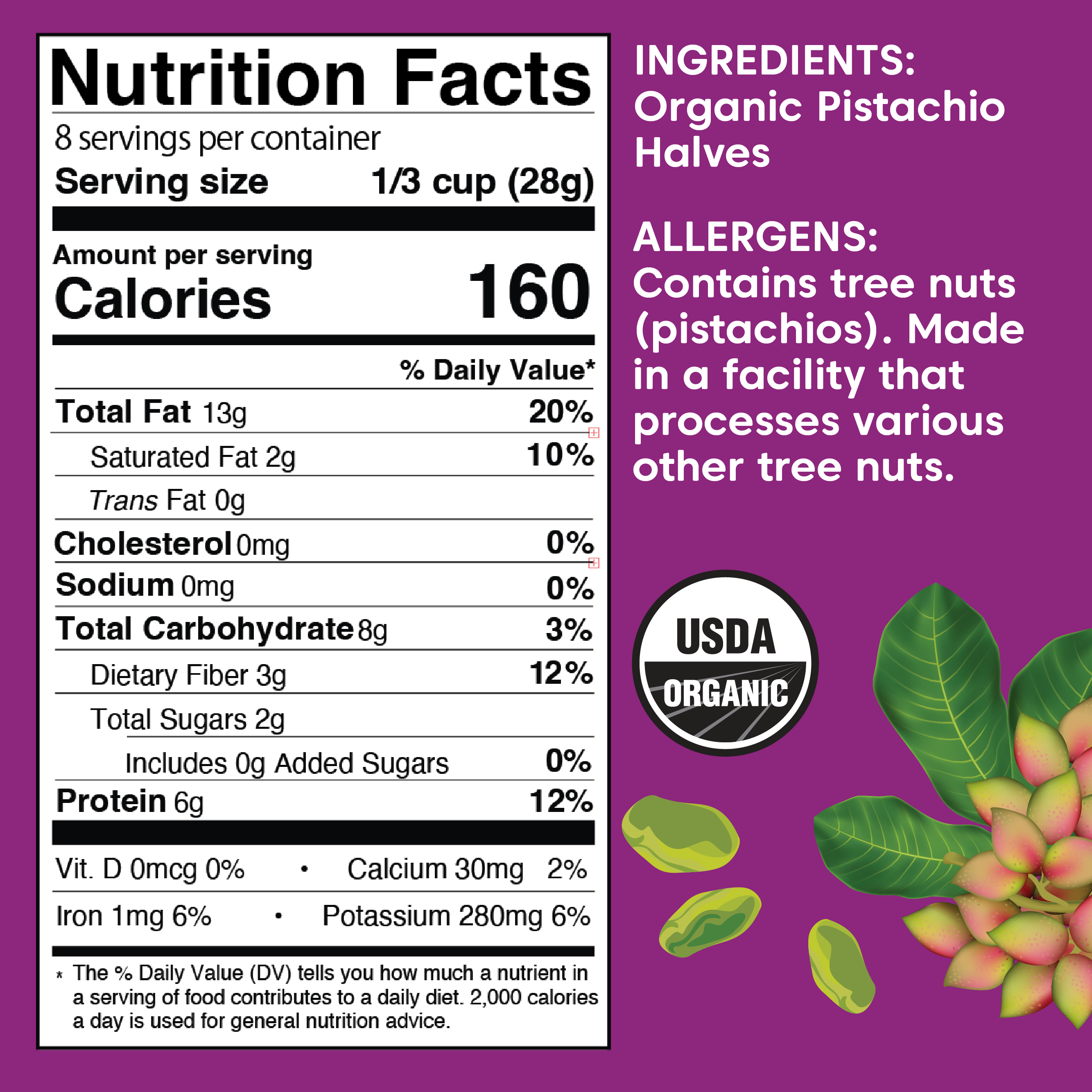 Wilderness Poets - Wholesale Nuts - Organic Pistachio Halves - Raw3