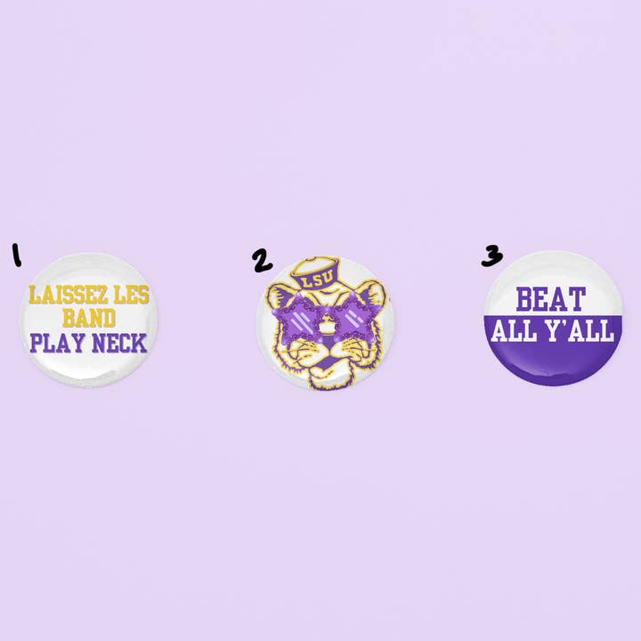 Game Day Buttons | 3 Options for wholesale by GameDayDrips