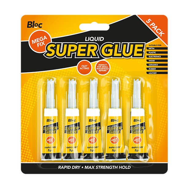 LMT-UK - Venta al por mayor Pegamento - Super Glue 3G, paquete de 5