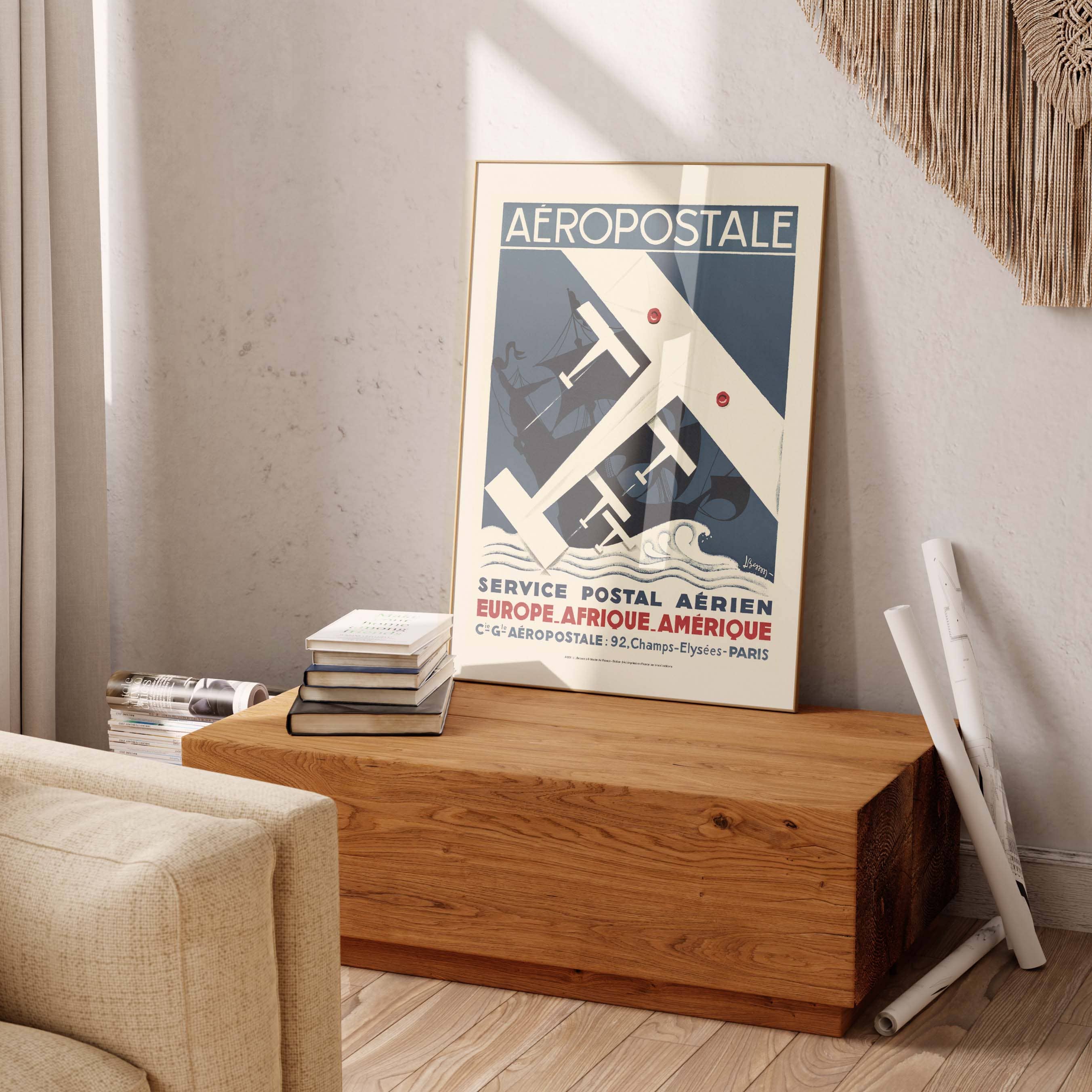 Oneart - Wholesale Poster - Air France Aéropostale Poster / Postal Service - AFL18014