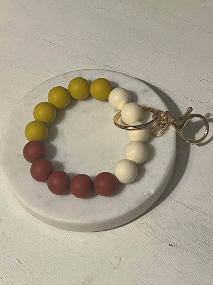 Mookaite Schlüsselanhänger Wristlet für den Großhandel von Inspiration Beads
