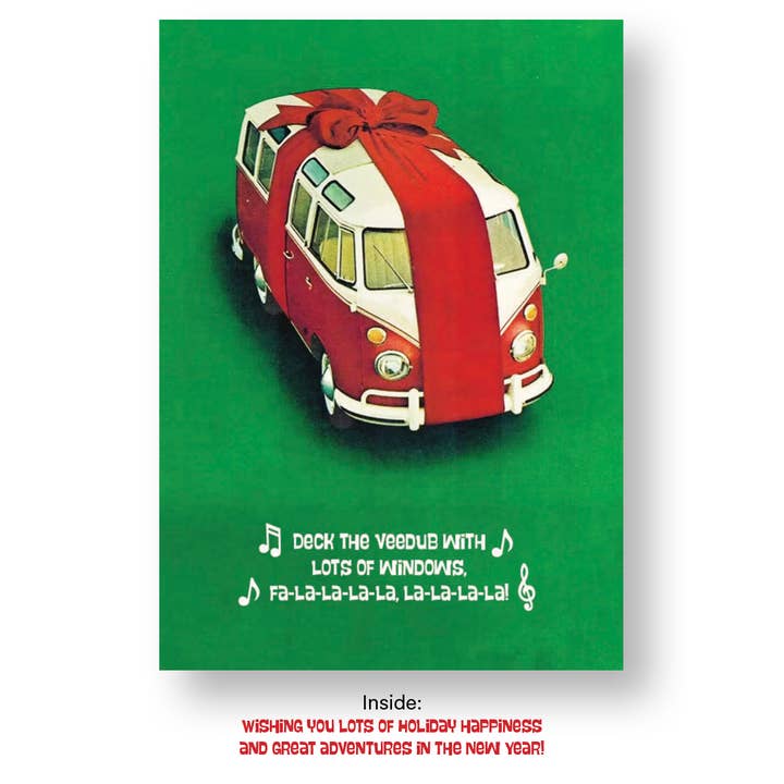 Destination PSP - Wholesale Kerstkaartje - Classic Car Holiday Kaartenset3