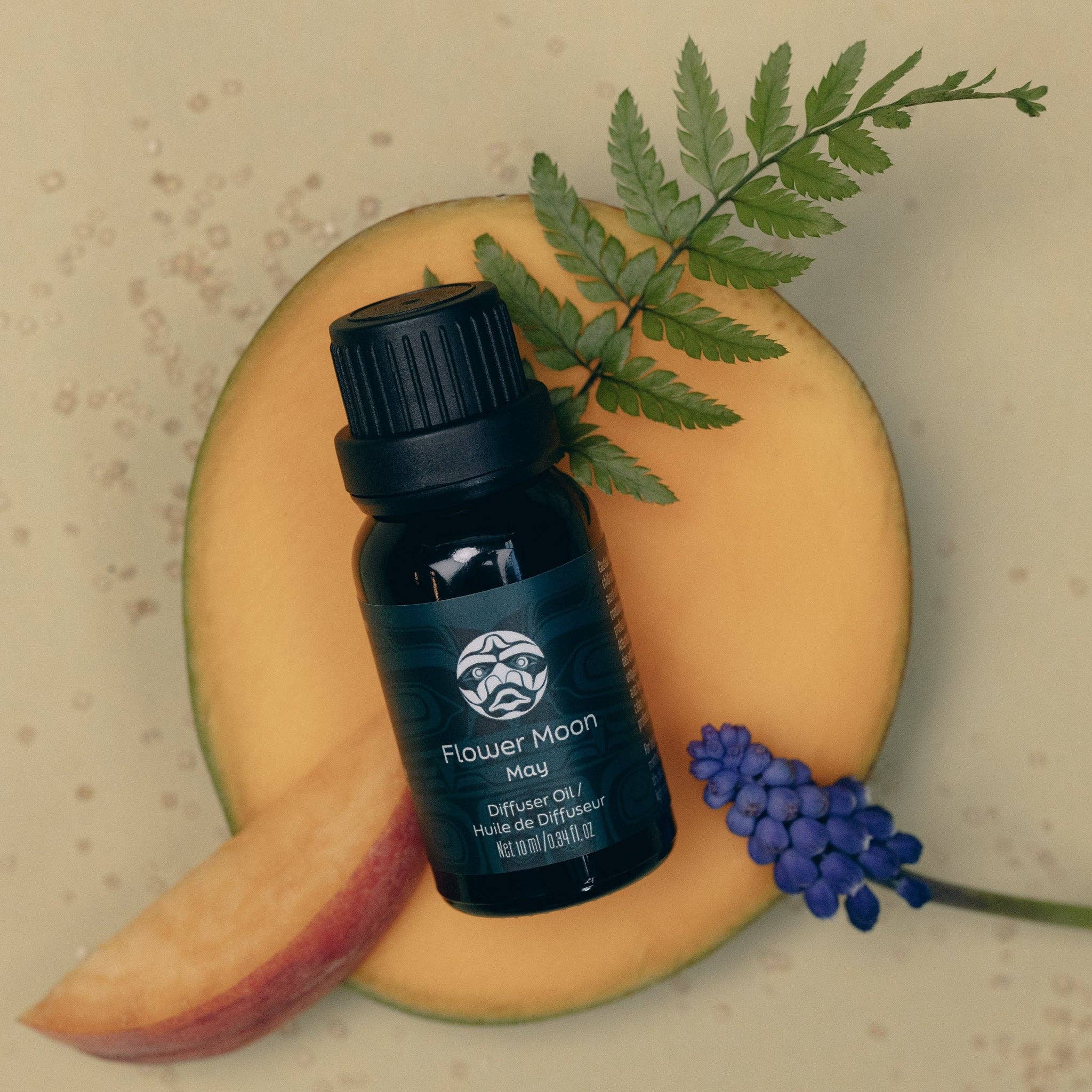 Bear Essential Oils - Wholesale Essential Oil - May Flower Moon Diffuser Oil | Mango + Peach Nectar + Sugared Musk