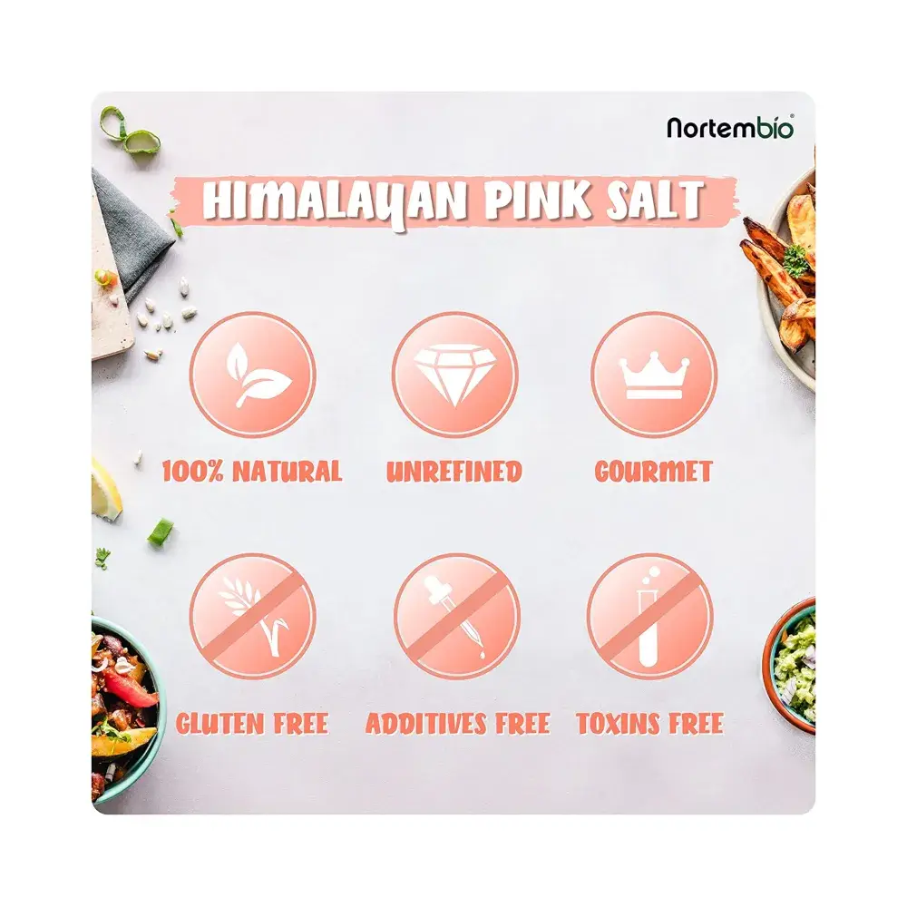 NORTEM BIOTECHNOLOGY GROUP - Wholesale Salt - Himalayan Pink Salt 4X200 G. Fine. 100% Natural1