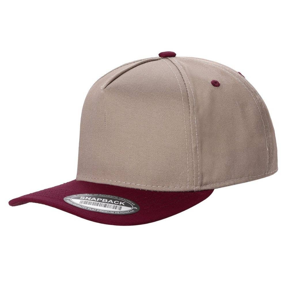 DOBBI - Wholesale Flat Brim Cap - Unisex - 5 Panel Snapback Caps69